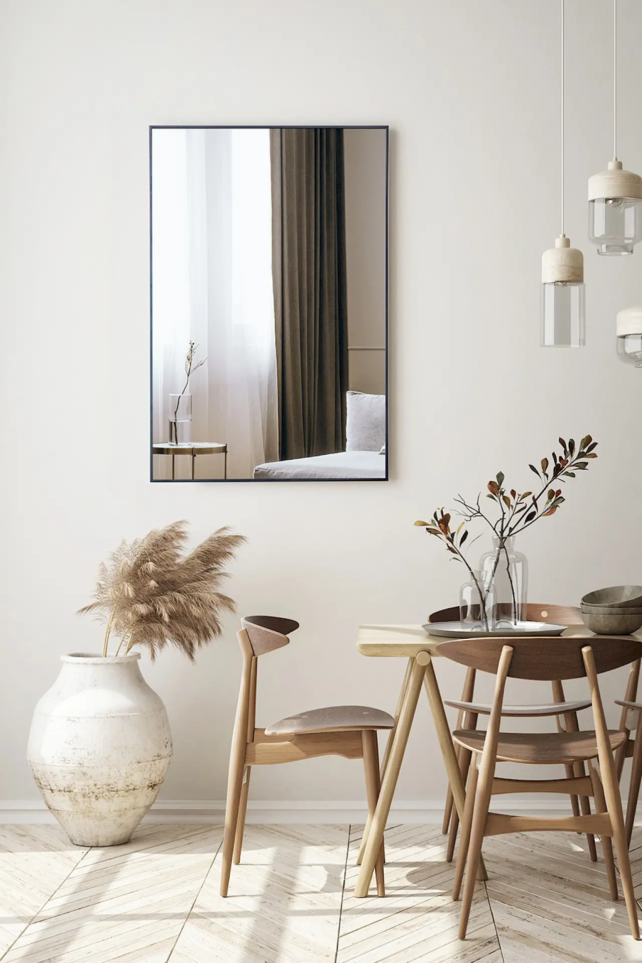 Lucka Black Small Rect. by Deknudt Mirrors – Ansicht 3