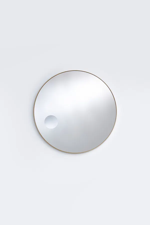 Hoop Zoom Bronze M by Deknudt Mirrors