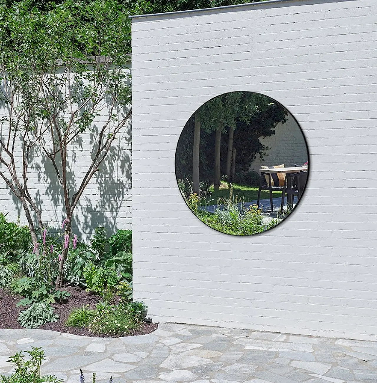 Hoop Outdoor Black L by Deknudt Mirrors – Ansicht 2
