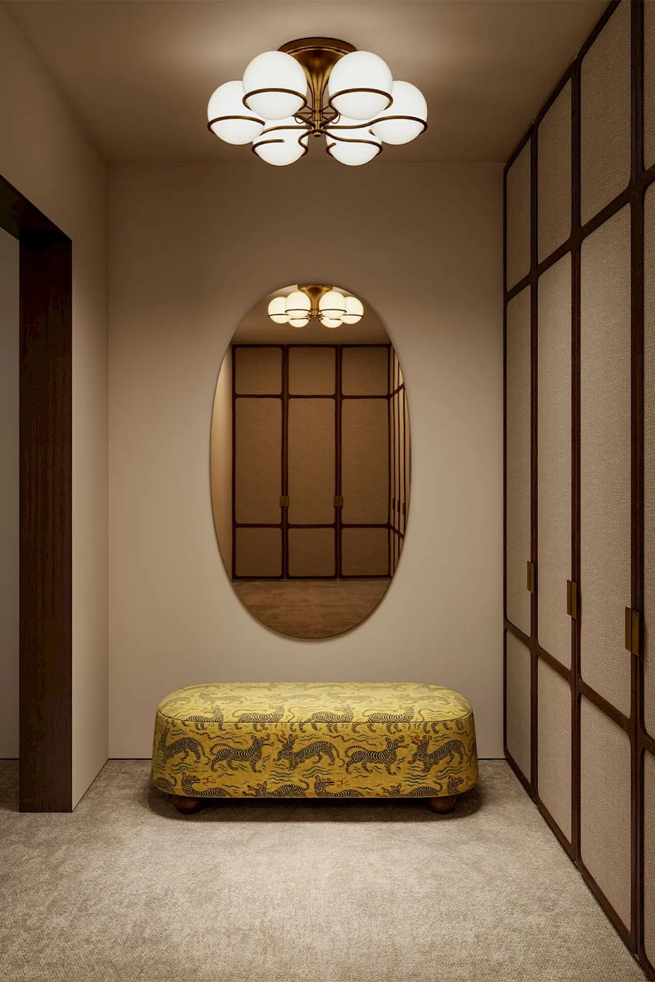 Oval Bronze L by Deknudt Mirrors – Ansicht 2