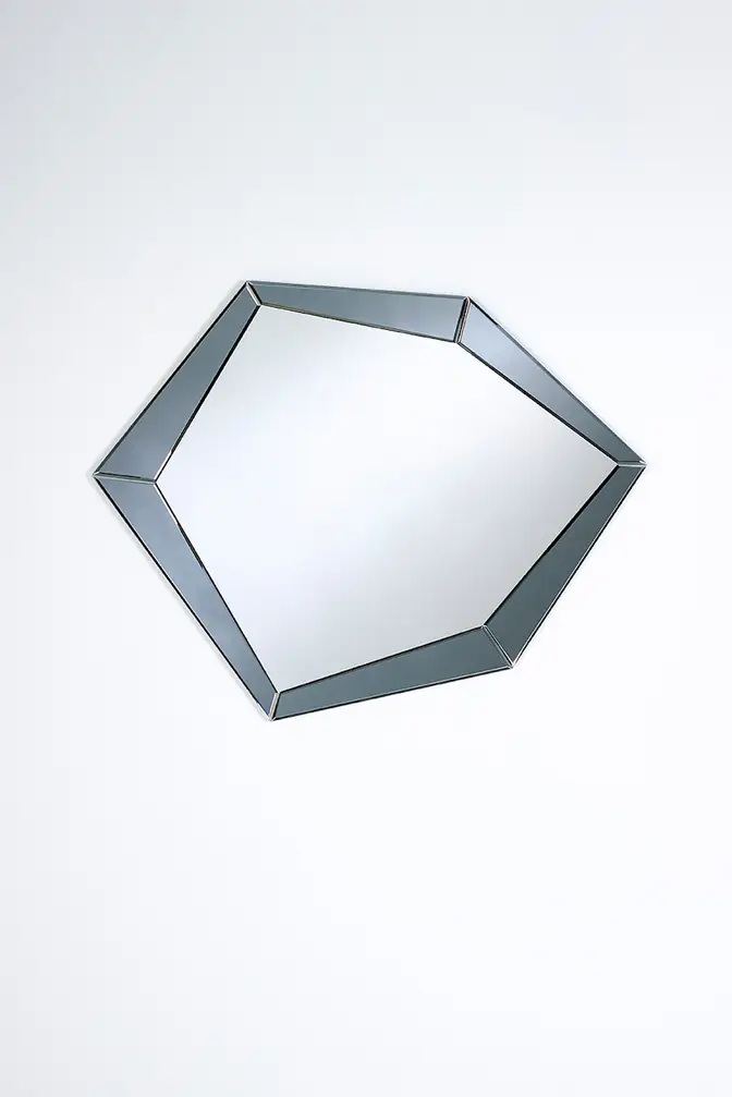 Polygon Grey by Deknudt Mirrors