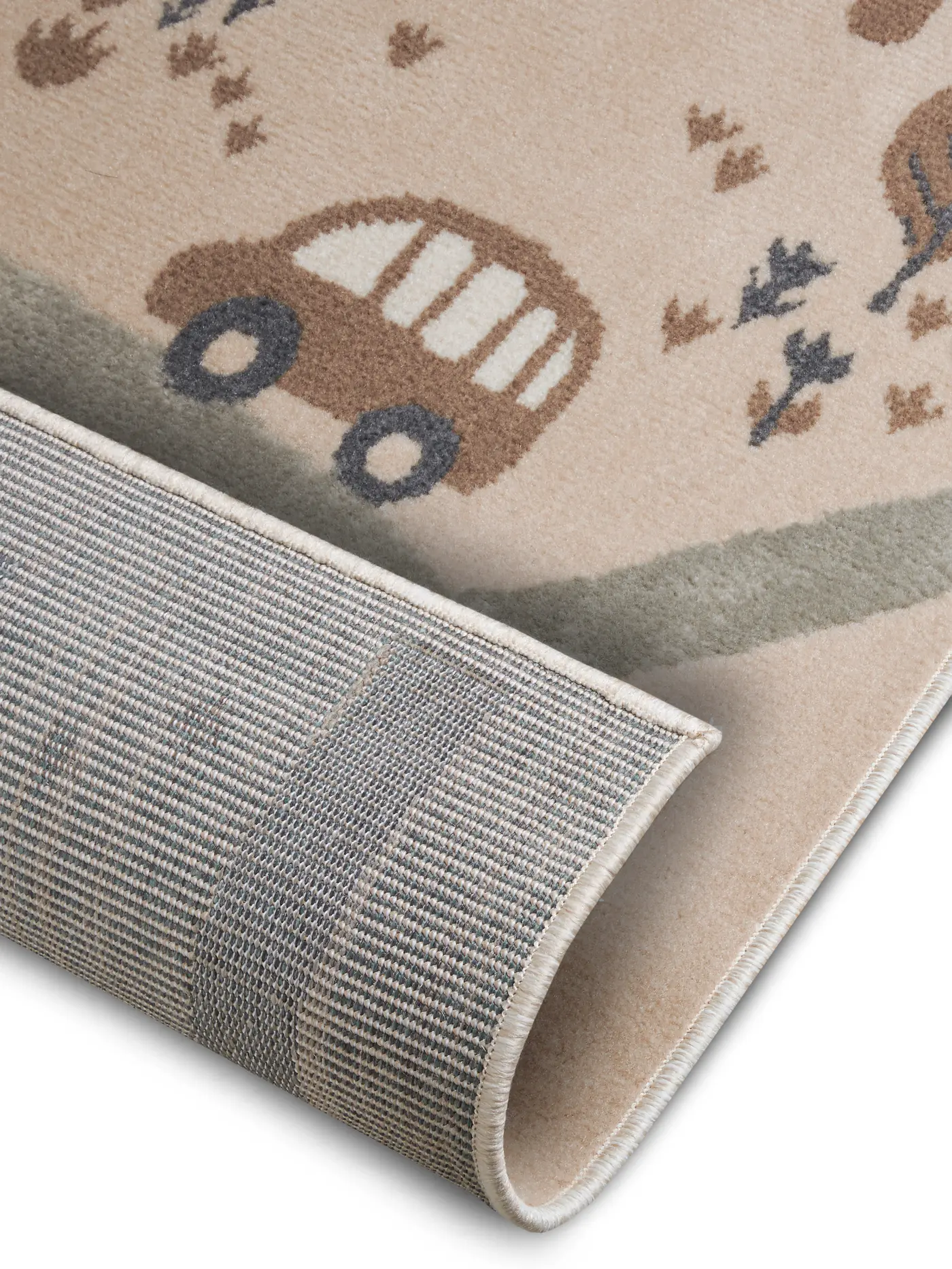 Hanse Home Adventures Kinderteppich Animal Park Creme Braun Grau – Ansicht 3