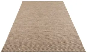 Elle Decoration Brave In- & Outdoor Teppich Caen Natur Braun
