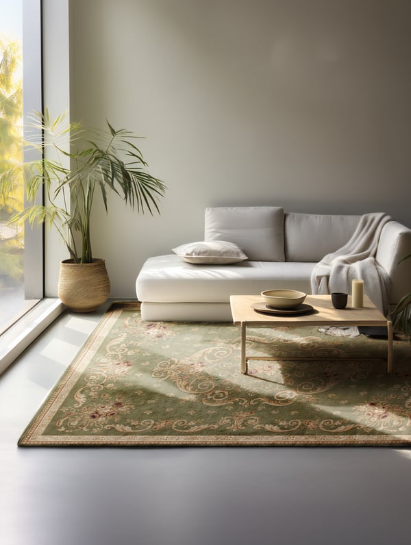 Hanse Home Herat Orient Teppich Obe Olivgrün