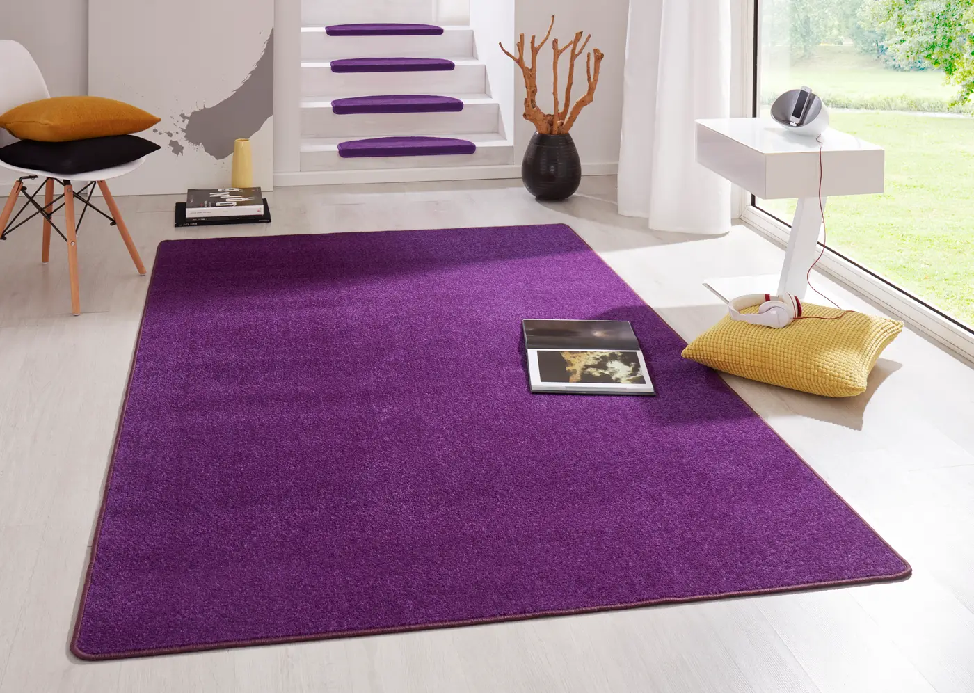 Hanse Home Fancy Kurzflorteppich Fancy Lila – Ansicht 2