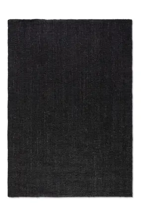 Hanse Home Bouclé Jute Teppich Jaipur Dunkelschwarz