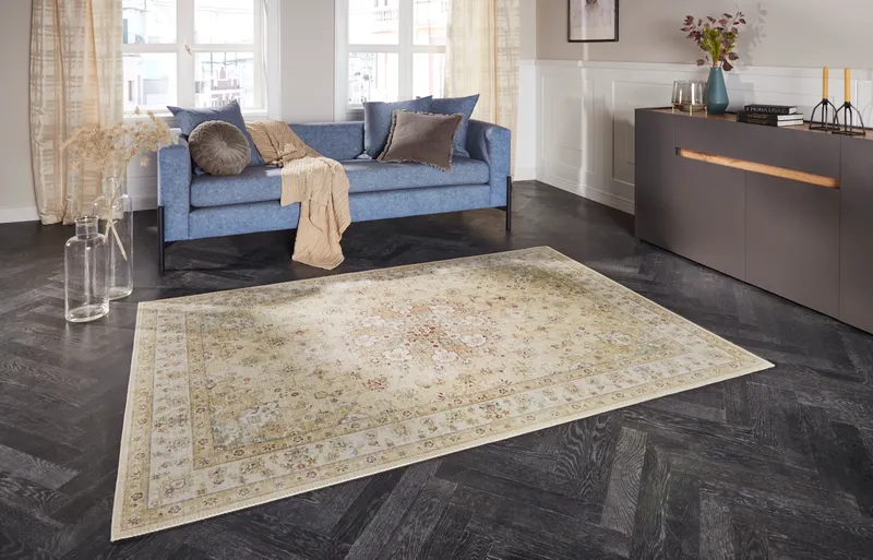 Elle Decortion Imagination Designteppich Nain Gold Gelb