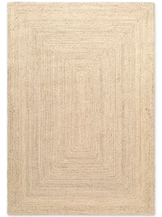 Hanse Home Sharmila Jute Teppich Sharmila Natur Weiß