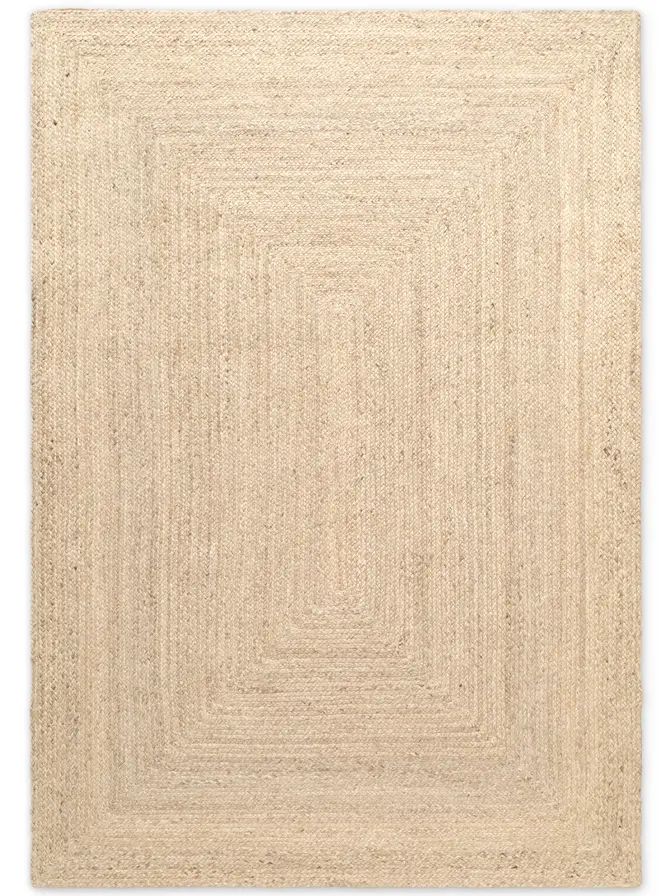 Hanse Home Sharmila Jute Teppich Sharmila Natur Weiß