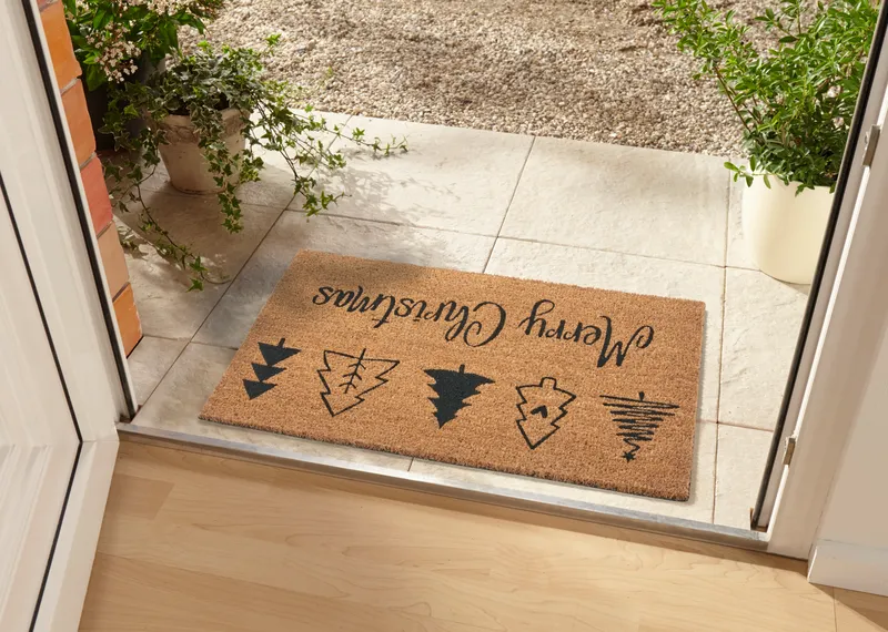 Hanse Home Mix Mats Fußmatte Kokos Christmas Trees