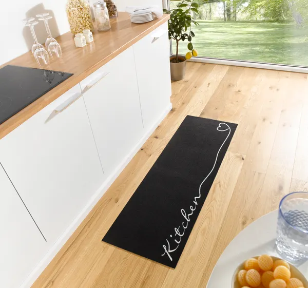 Hanse Home Cook & Clean Küchenläufer Kitchen Schwarz