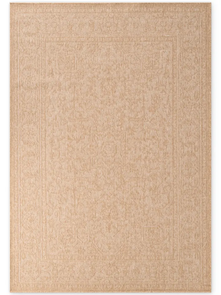 Hanse Home Duet In- & Outdoor Wendeteppich Kona Jute Weiß
