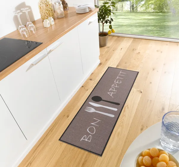 Hanse Home Cook & Clean Anti-Slip Läufer Bon Appetit Cutlery