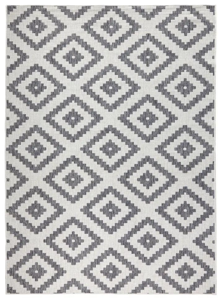 Hanse Home Twin Wendeteppiche In- & Outdoorteppich Malta Grau Creme
