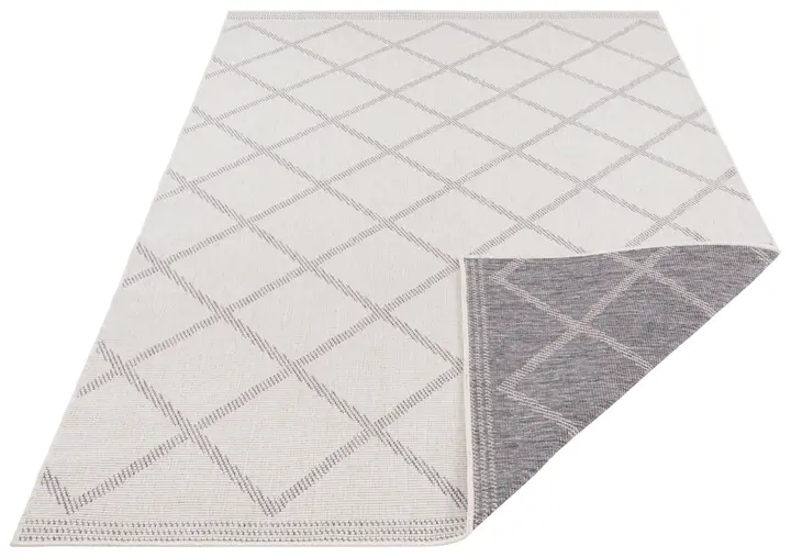 Hanse Home Twin Supreme In- & Outdoor Wendeteppich Corsica Grau Creme