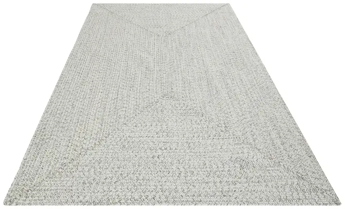 Hanse Home Braided In- & Outdoorteppich Trenzado Hell Mélange