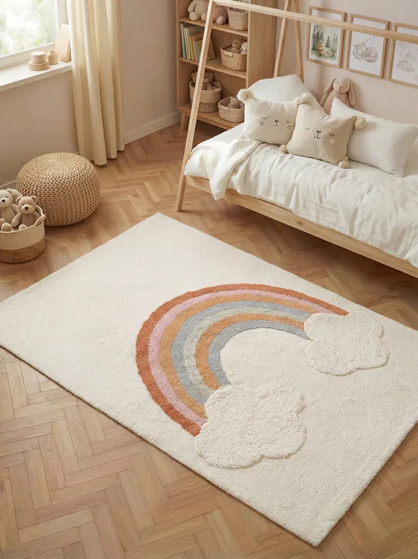 Hanse Home Snuggle Kinderteppich Petite Melodie Creme Multifarben
