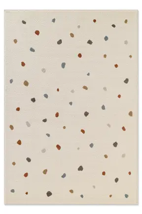 Hanse Home Adventures Kinderteppich Funny Dots Creme Multifarben