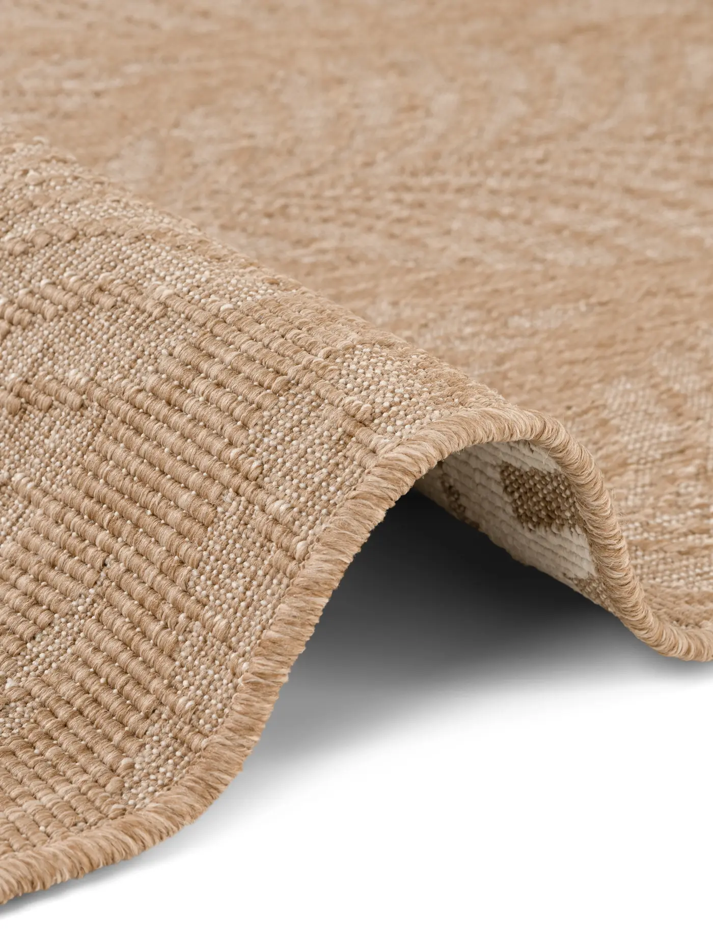 Hanse Home Duet In- & Outdoor Wendeteppich Liora Jute Weiß – Ansicht 3