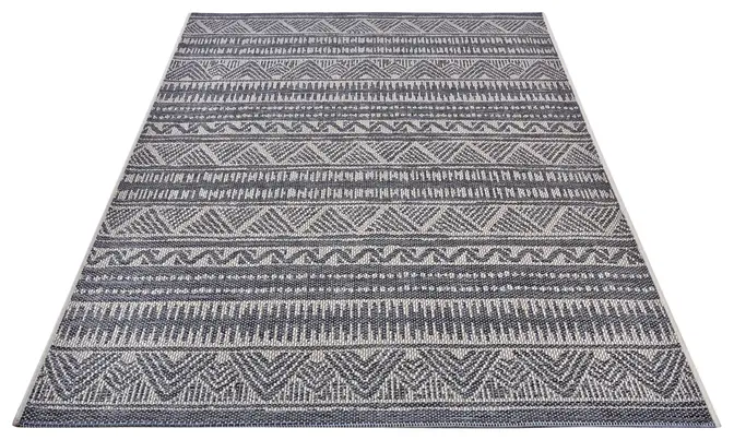Hanse Home Clyde In- und Outdoor Teppich Loto Grau Beige