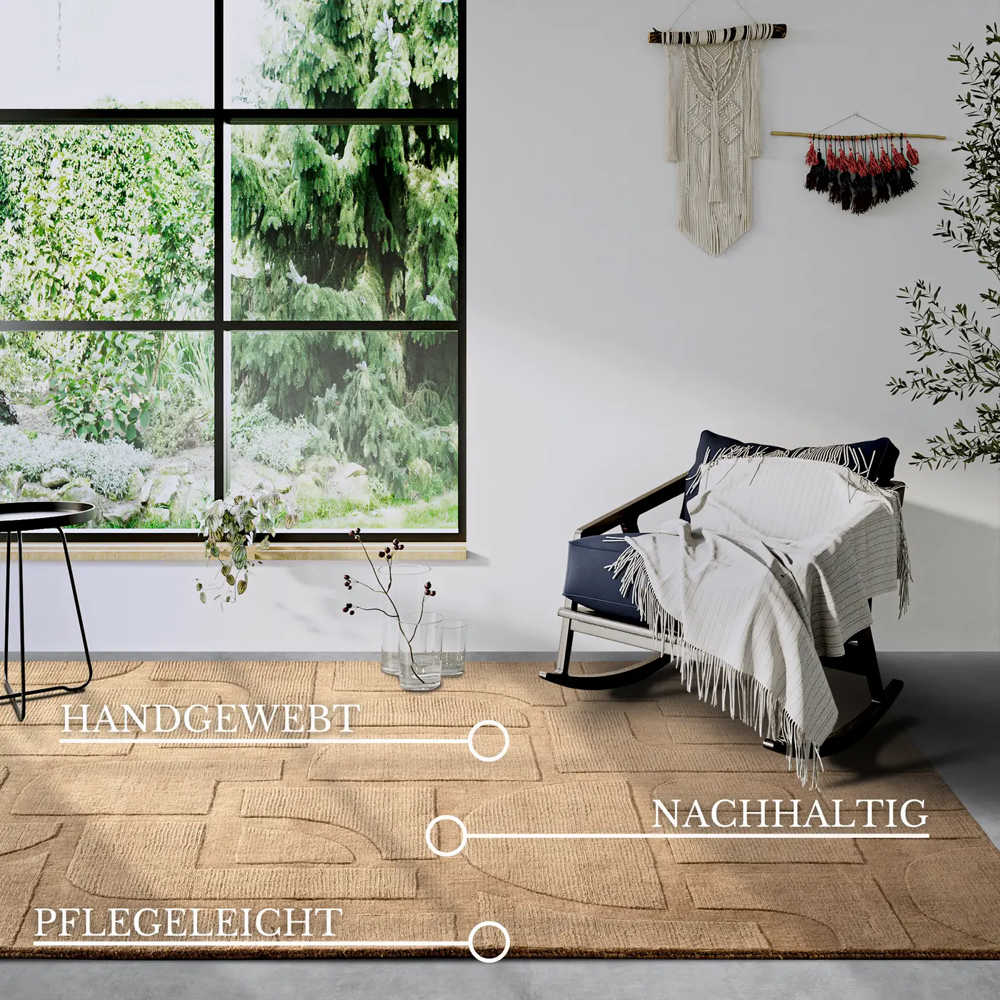 Villeroy & Boch 1906 Wollteppich Alexis Beige – Ansicht 3