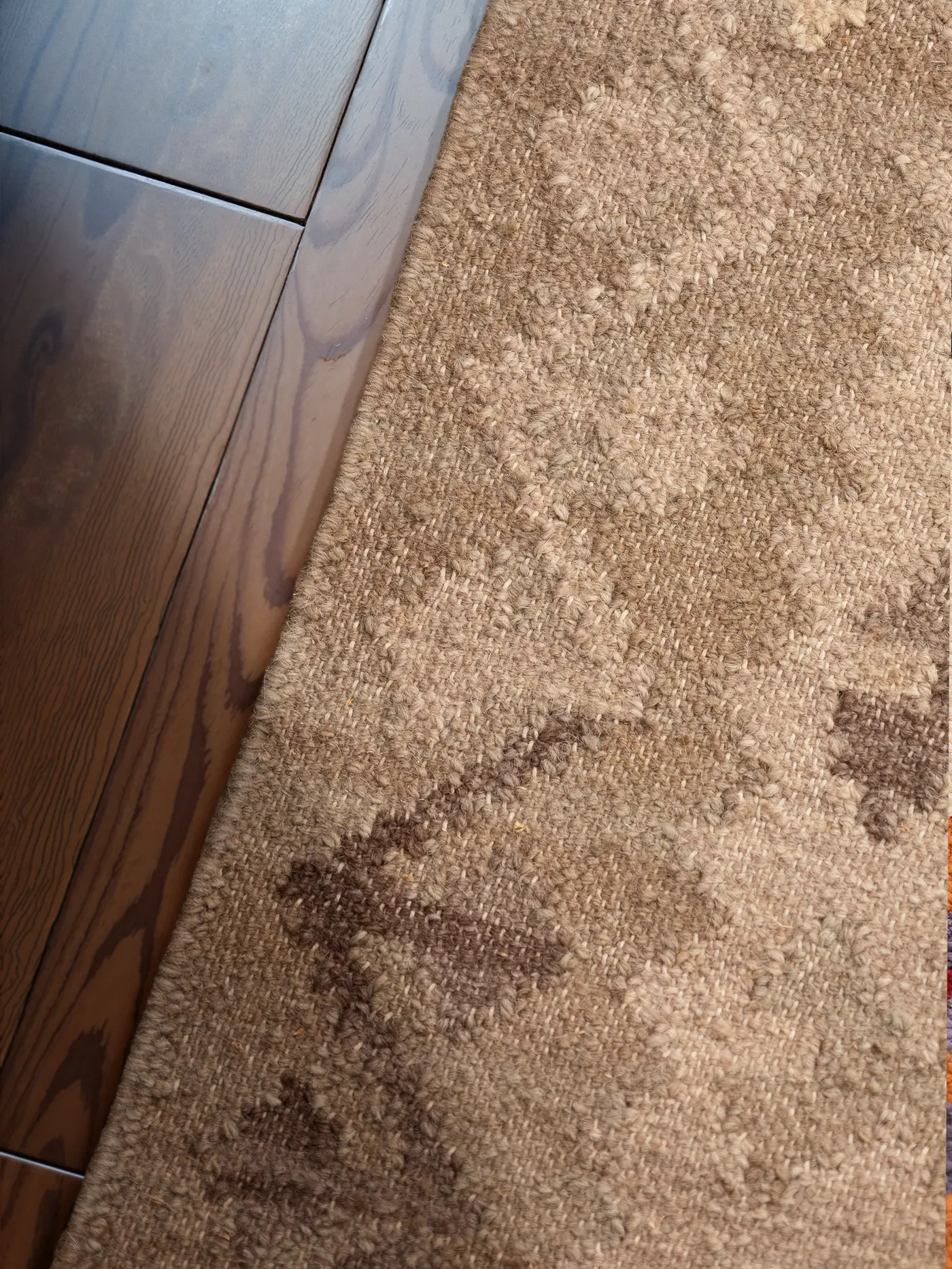 Hanse Home Kamal Afghan Kelim Teppich Dune Beige Hellblau – Ansicht 3