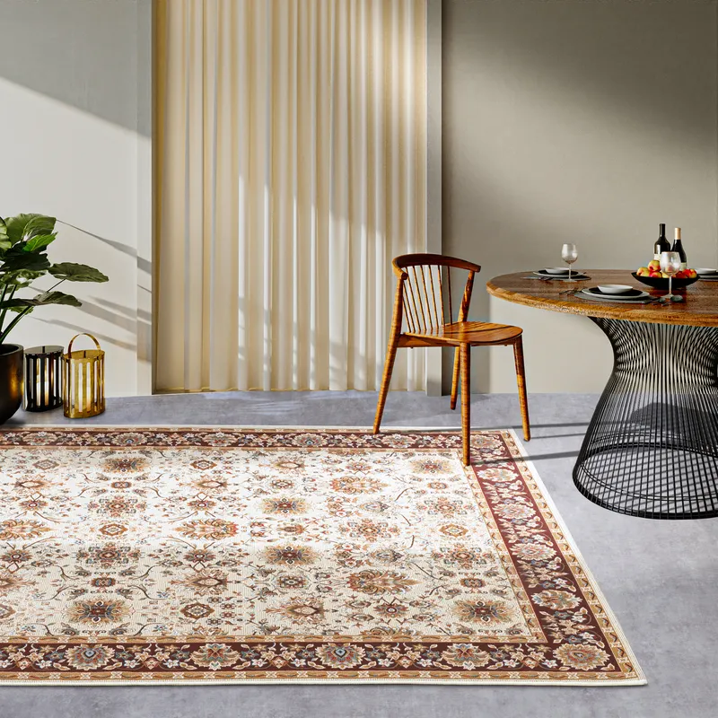 Villeroy & Boch 1767 Unter- & Draußen Teppich Nicolas Creme Braun