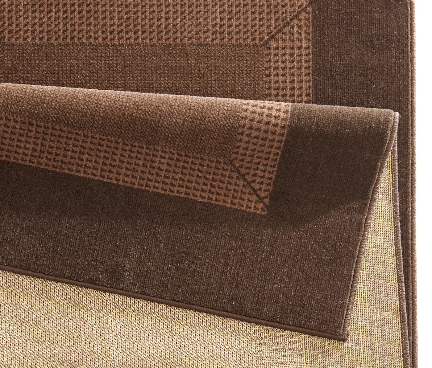 Hanse Home Basic Designteppich Band Braun – Ansicht 3