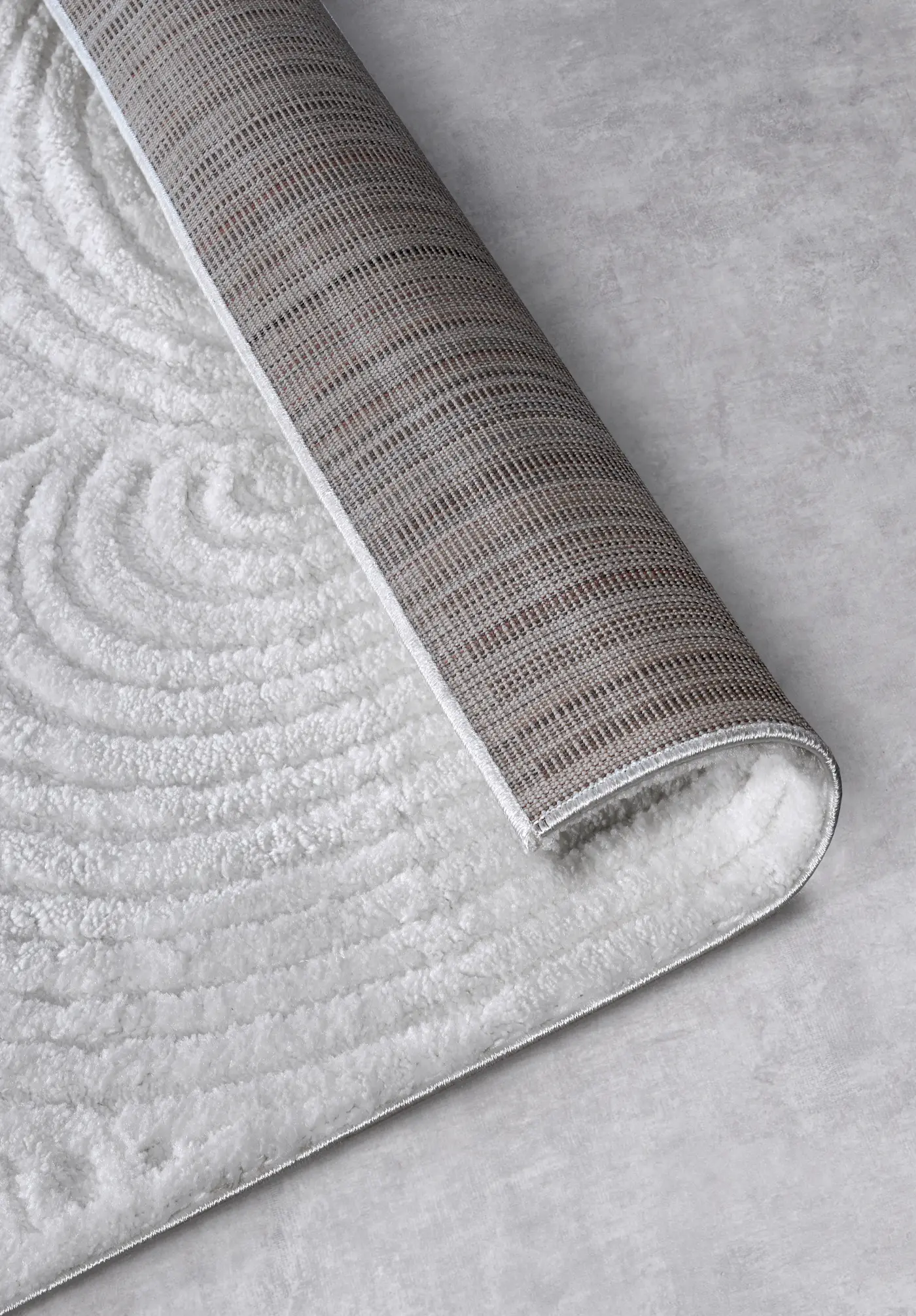 Elle Decoration Gallery Hochflor Teppich Chappe Cremeweiß – Ansicht 3