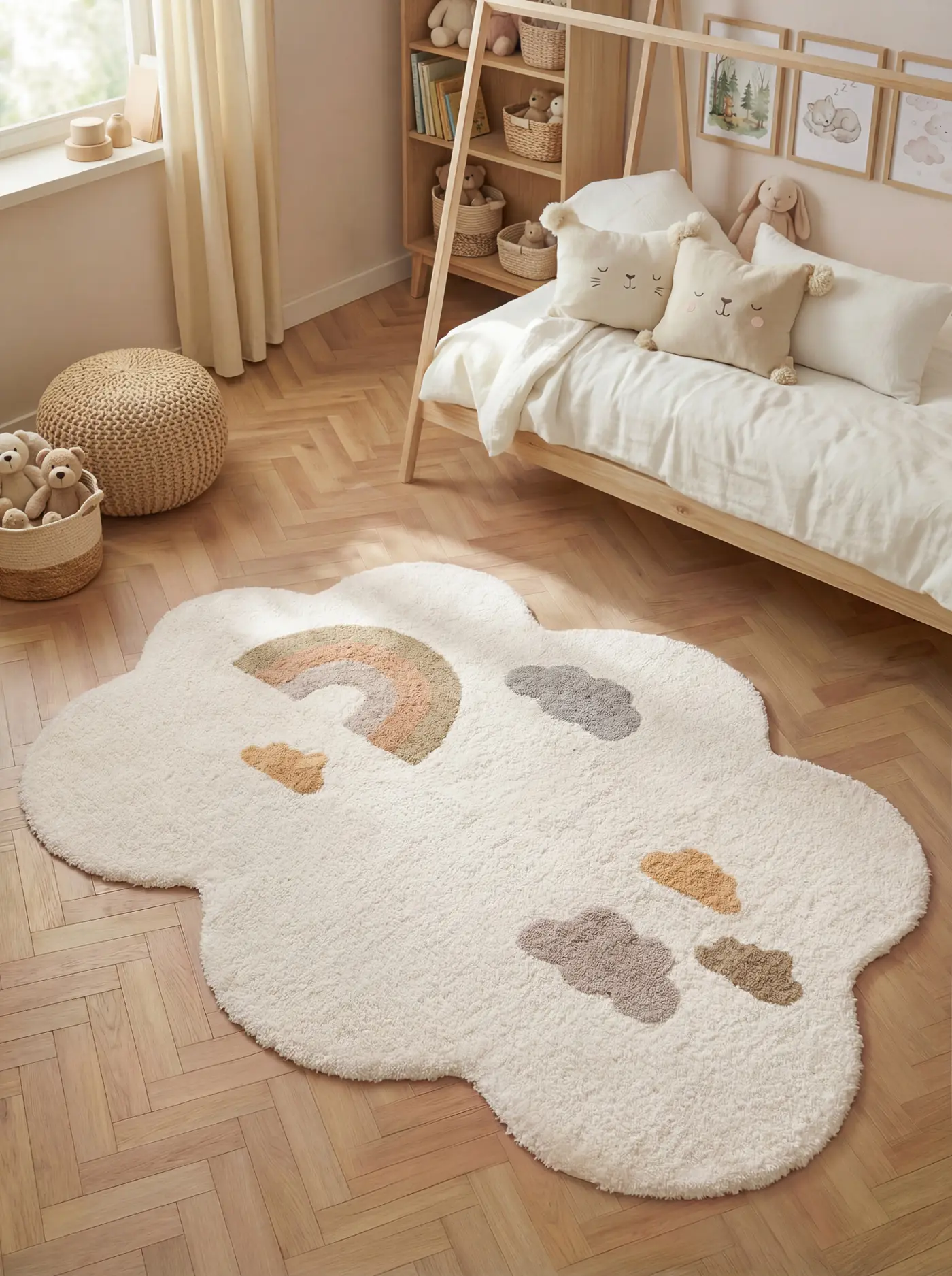 Hanse Home Snuggle Kinderteppich Willy Creme Multifarben – Ansicht 2