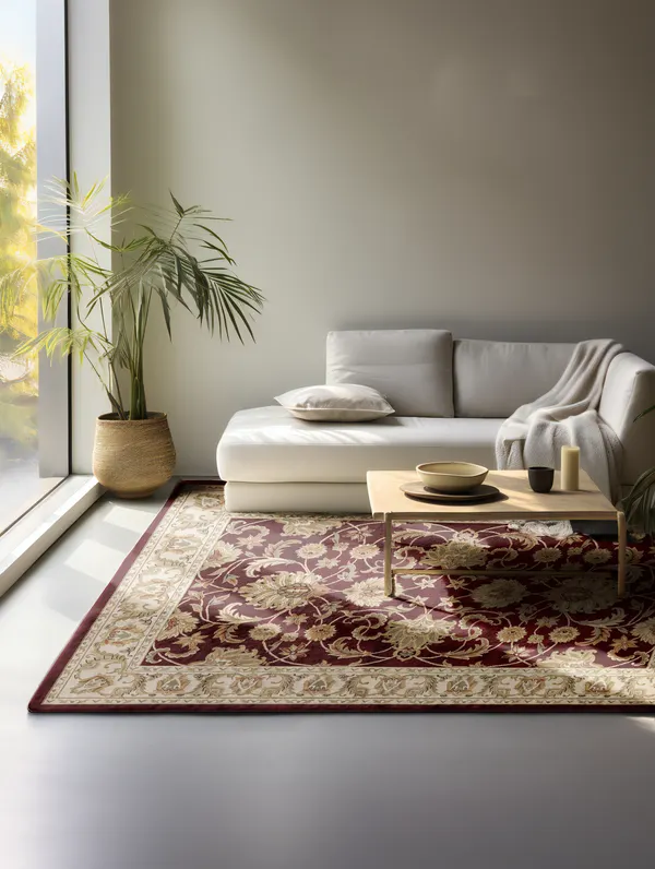 Hanse Startseite Herat Orientalisch Teppich Harirud Rot