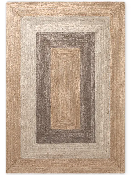 Hanse Home Juno Jute Teppich Juno Fusion Natur Gold Multifarben