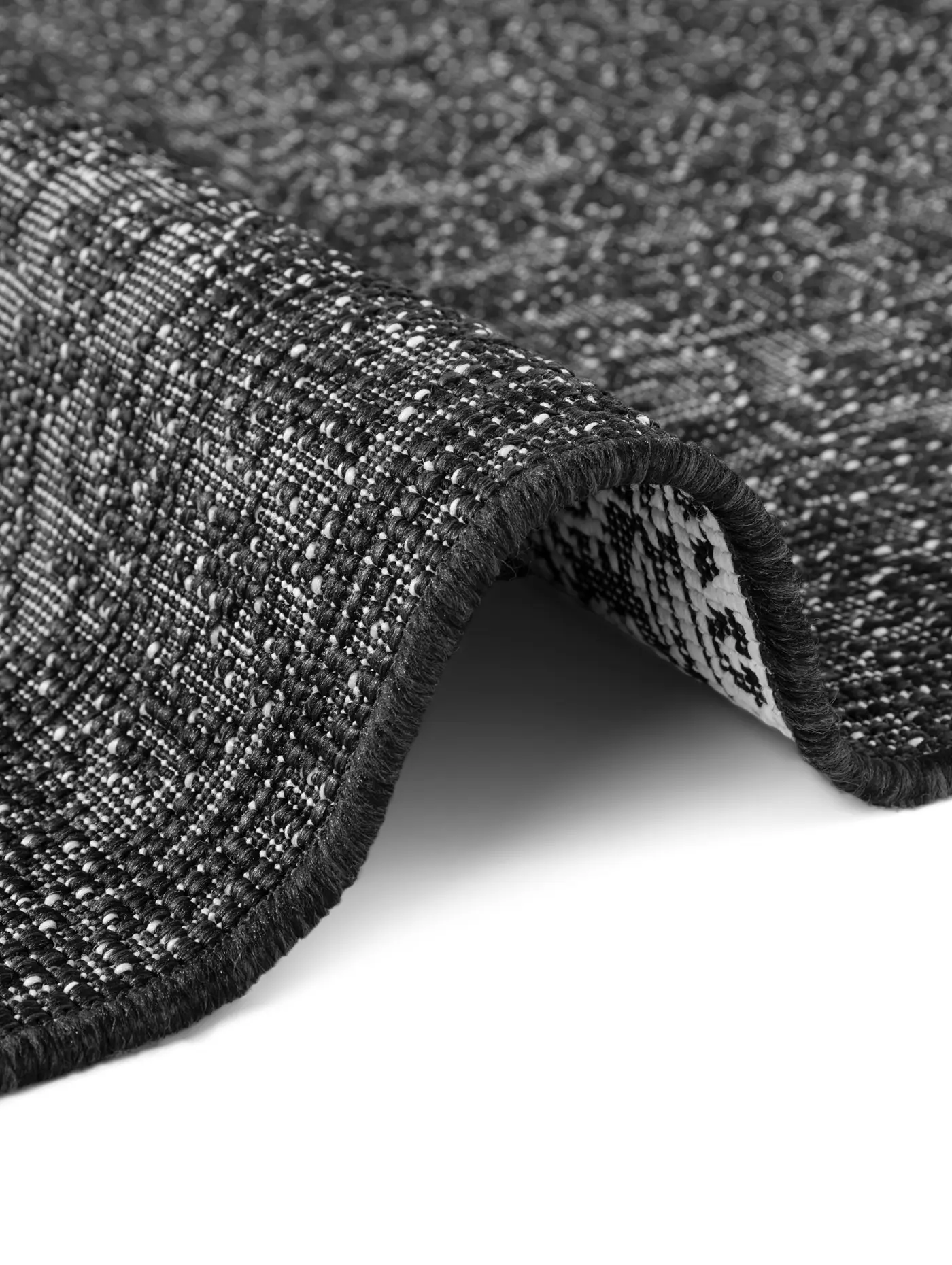 Hanse Home Duet In- & Outdoor Wendeteppich Kona Schwarz Weiß – Ansicht 3