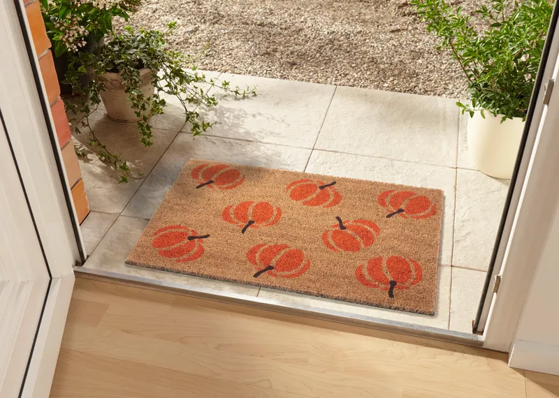 Hanse Home Mix Mats Fußmatte Kokos Orange Pumpkins