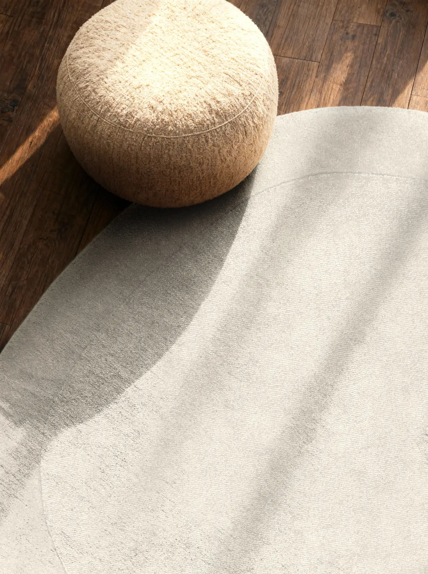 Villeroy & Boch 1812 Wollteppich Organic Round Kari Natur Creme – Ansicht 3