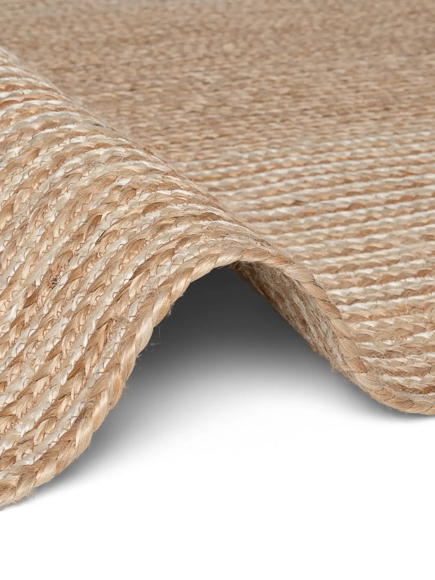Hanse Home Juno Jute Teppich Juno Line Natur Weiß Gold – Ansicht 3