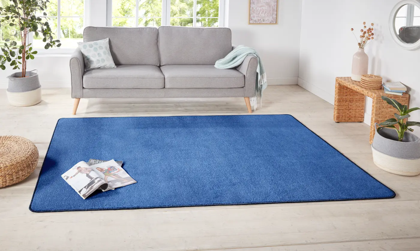 Hanse Home Nasty Teppich Rund Nasty Blau – Ansicht 2