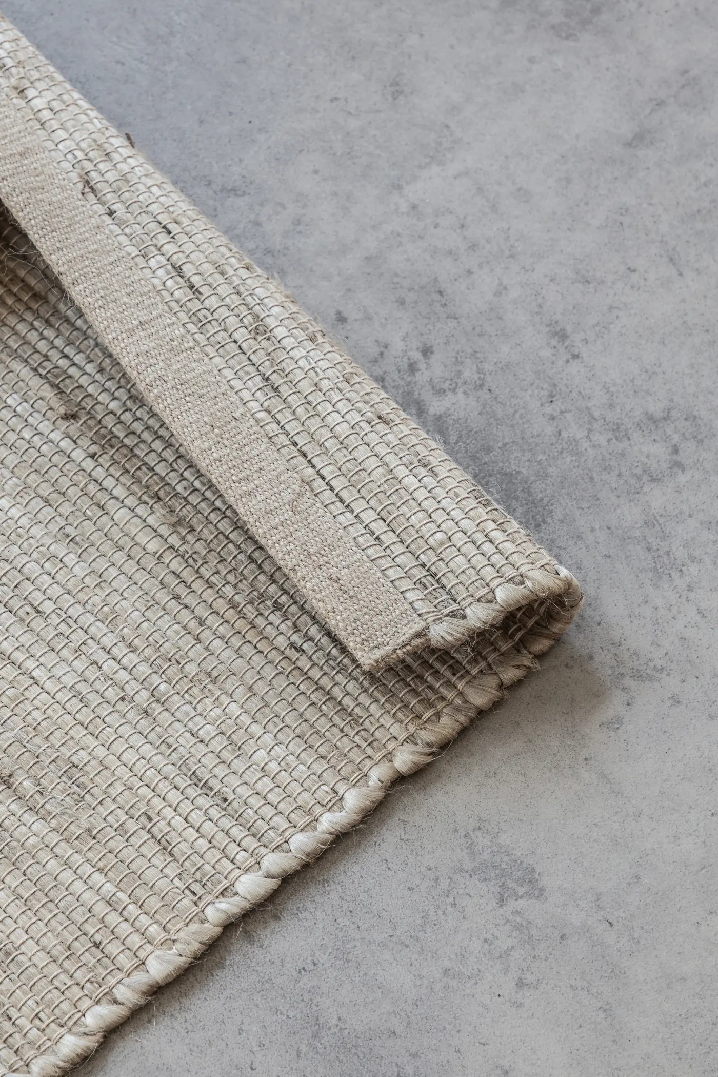 Hanse Home Handloom 1.0 Jute Teppich Dhaka Naturweiß Ivory – Ansicht 2