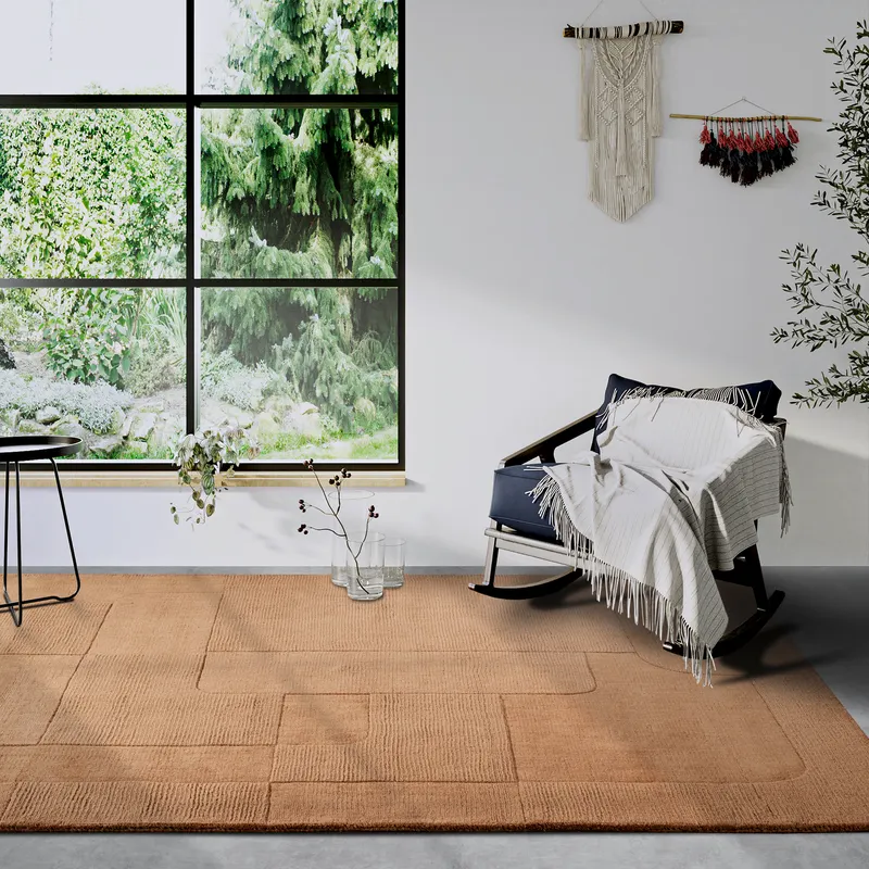 Villeroy & Boch 1906 Wollteppich Charlotte Kupfer Braun