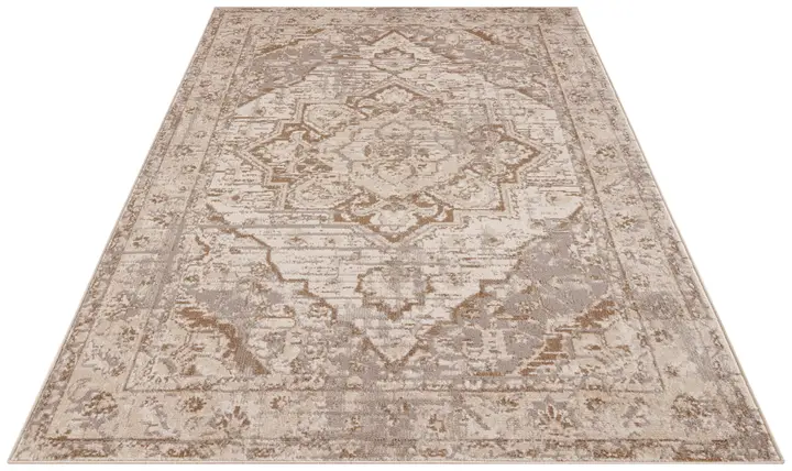 Hanse Home Terrain Designer Kurzflor Teppich Sand Creme Braun