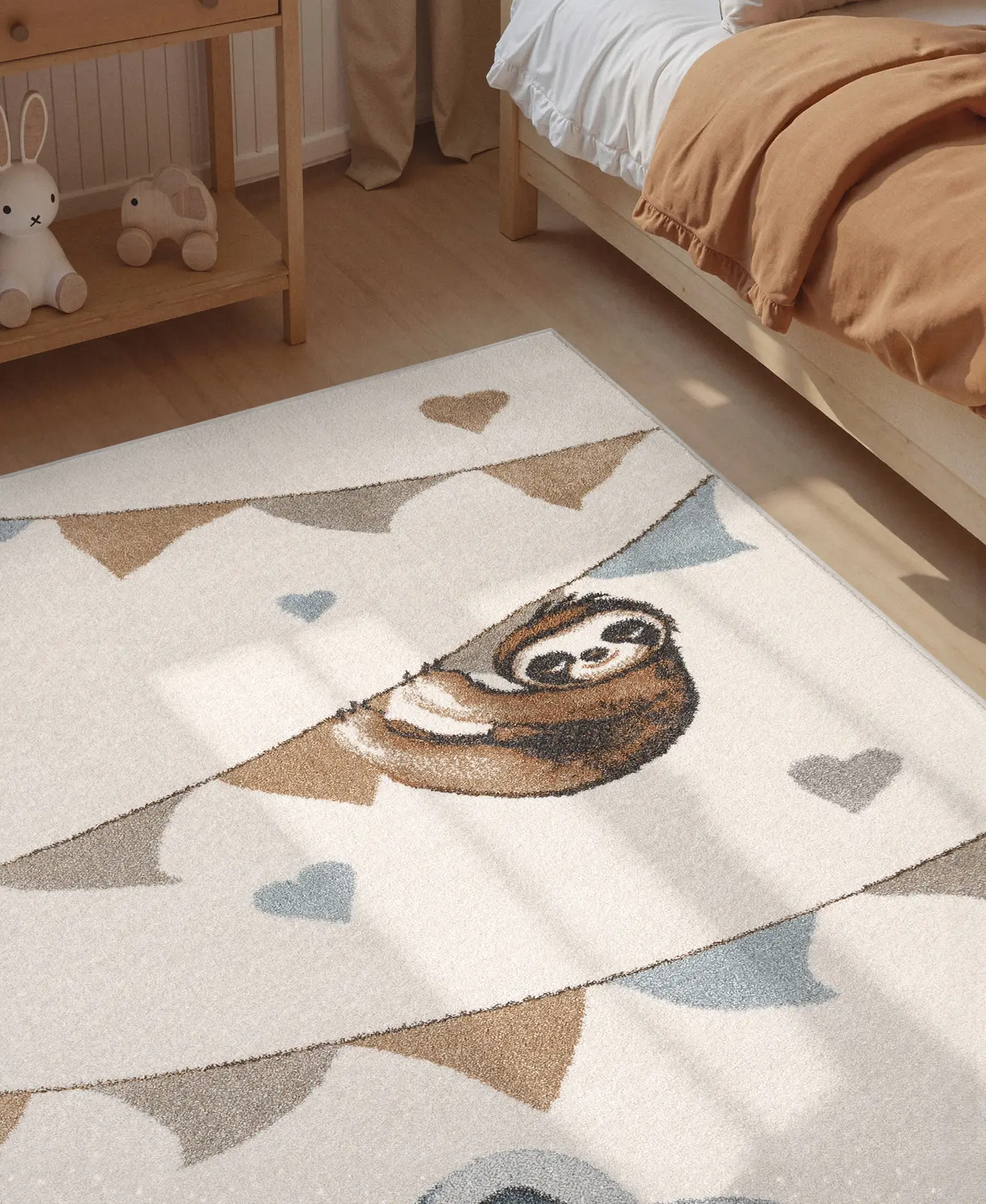 Villeroy & Boch Boho Kids Kinderteppich Walk like an Elephant Rainbow Party Creme Mulitfarben – Ansicht 3