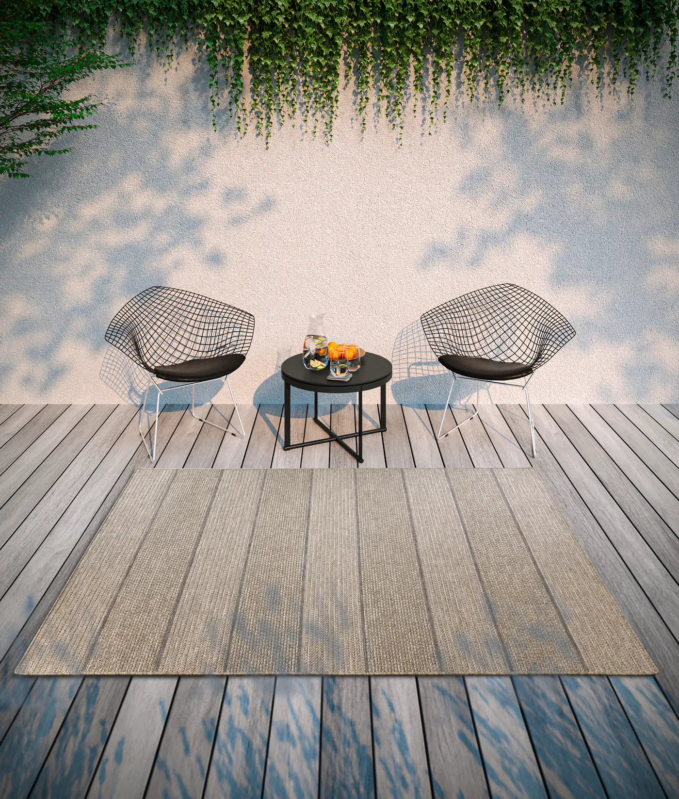 Villeroy & Boch 1836 In- & Outdoor Teppich Isabella Natur Braun – Ansicht 2