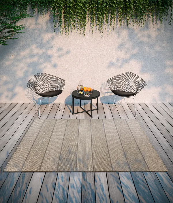 Villeroy & Boch 1836 In- & Outdoor Teppich Isabella Natur Braun