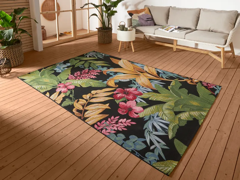 Hanse Home Flair In- und Outdoor Teppich Tropical Flowers