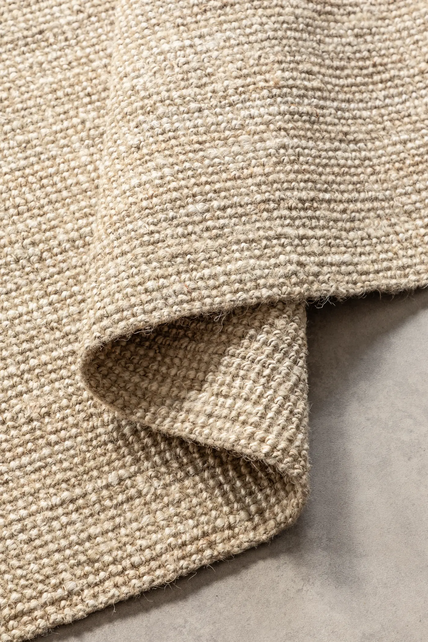 Hanse Home Bouclé Jute Teppich Jaipur Natur Ivoryweiß – Ansicht 3