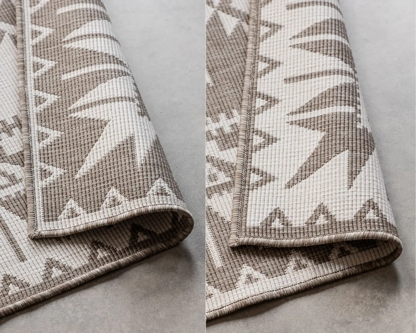 Elle Decoration Gemini In- und Outdoor Wendeteppich Dynamic Linen – Ansicht 3