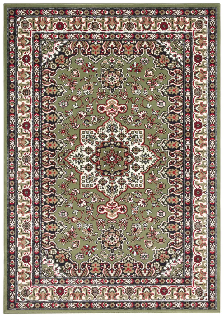 Hanse Home Mirkan Kurzflor Teppich Parun Täbriz Grün