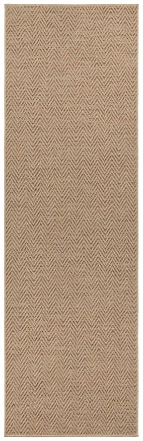 Hanse Home In- & Outdoor Flachgewebe Läufer Nature in Sisaloptik 500 Beige Terracotta
