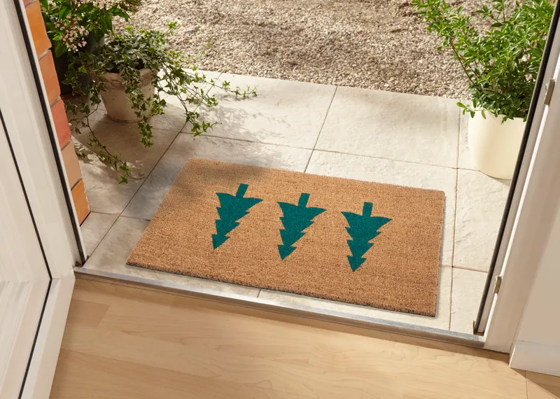 Hanse Startseite Mischen Sie Mats Fußmatte Kokosnüsse Grün Kiefer Bäume