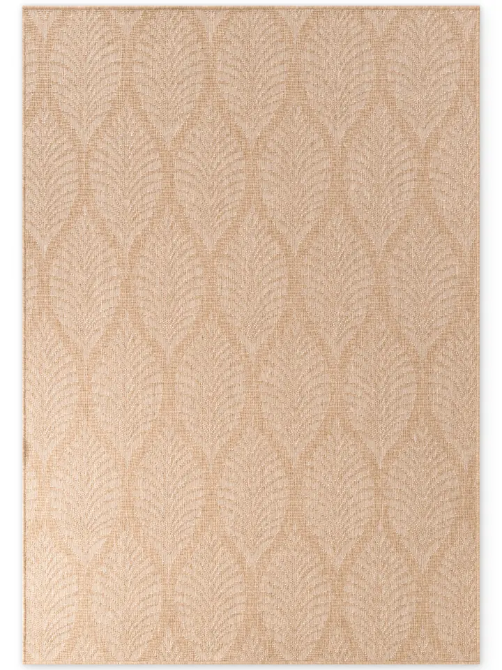 Hanse Home Duet In- & Outdoor Wendeteppich Liora Jute Weiß
